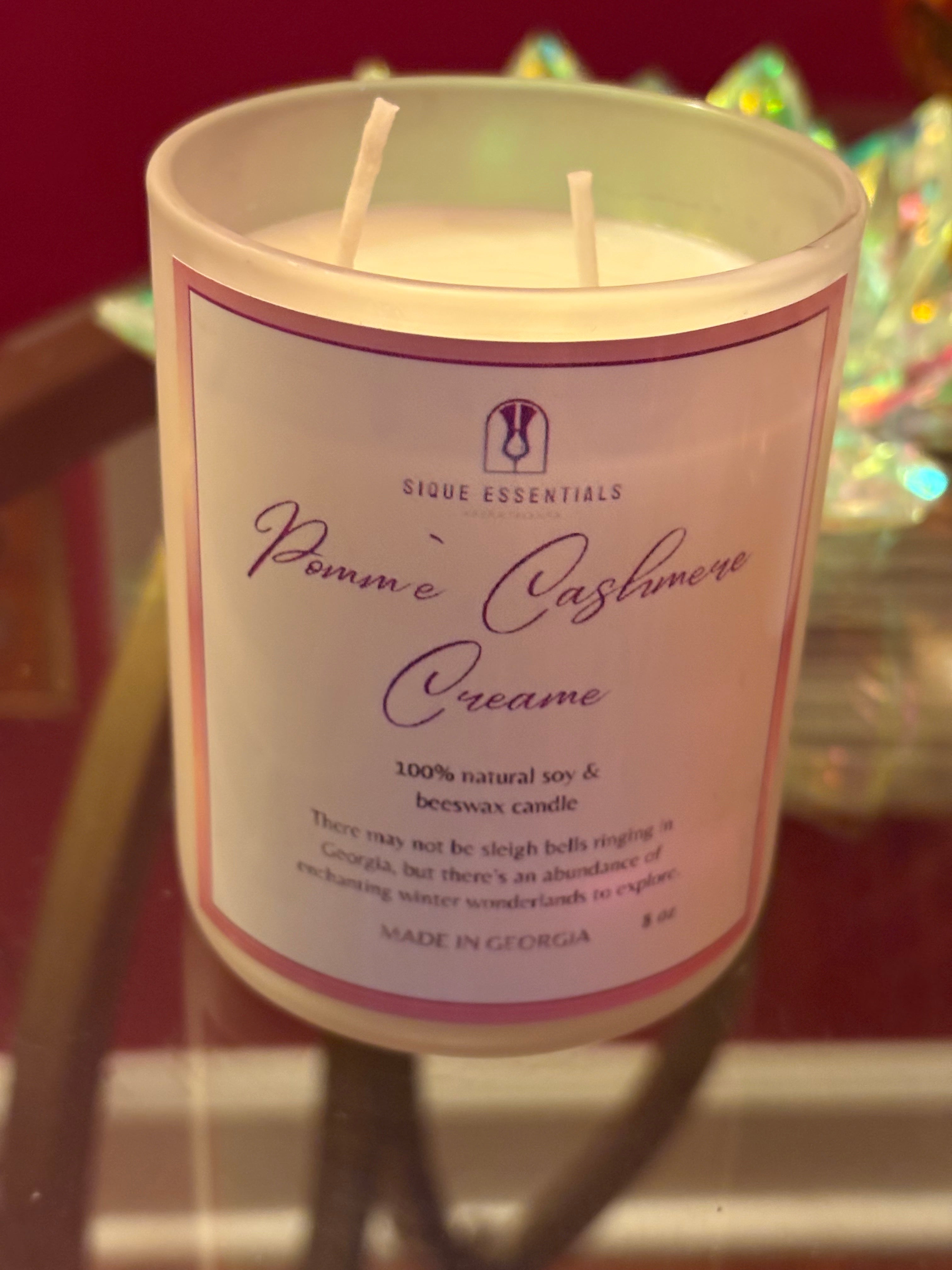 Pomme` Cashmere Creame Candle