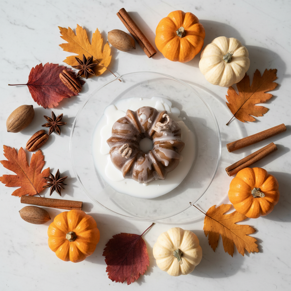 Bundt Candle - Autumn Flat Lay