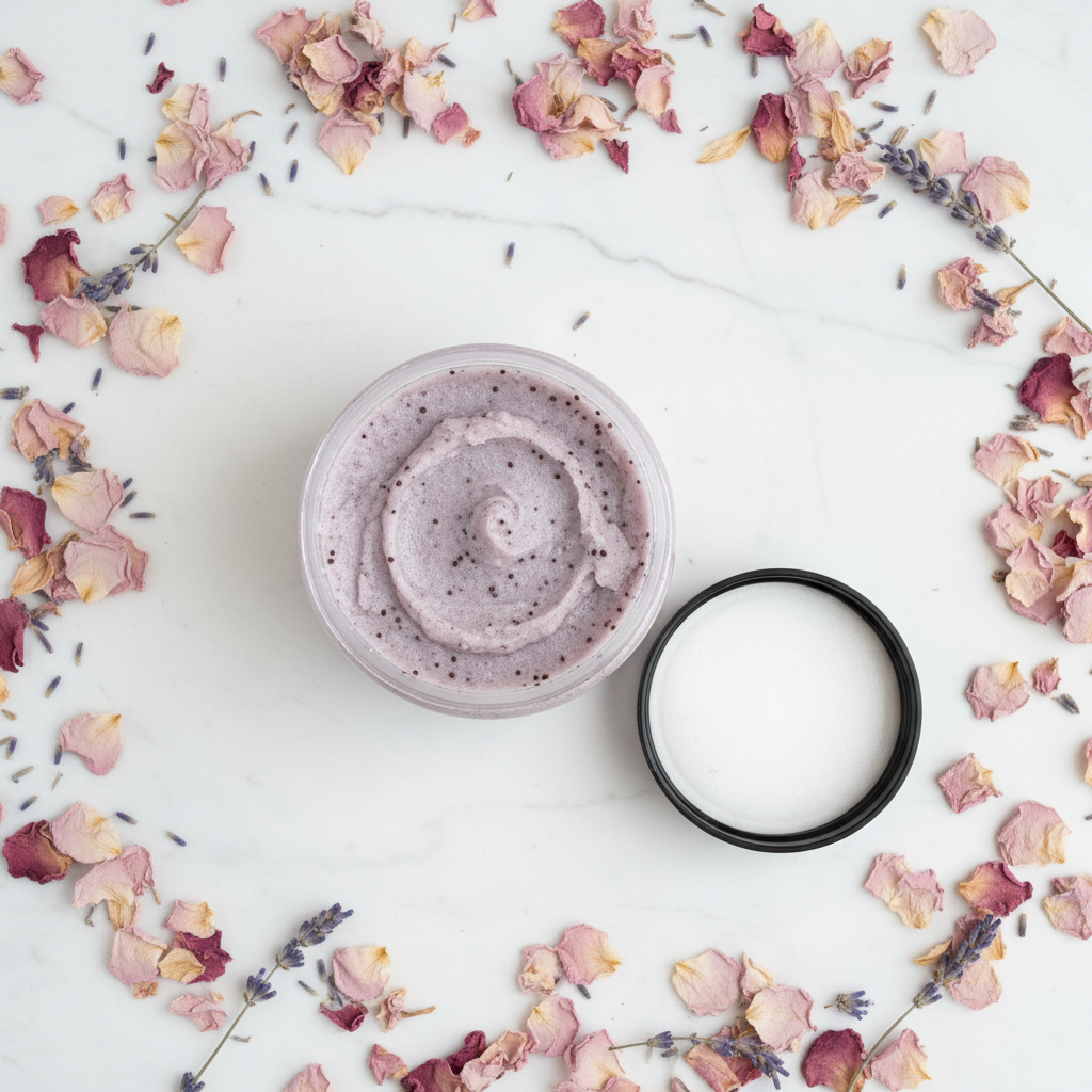 Butter Rich Body Scrub - Flat Lay