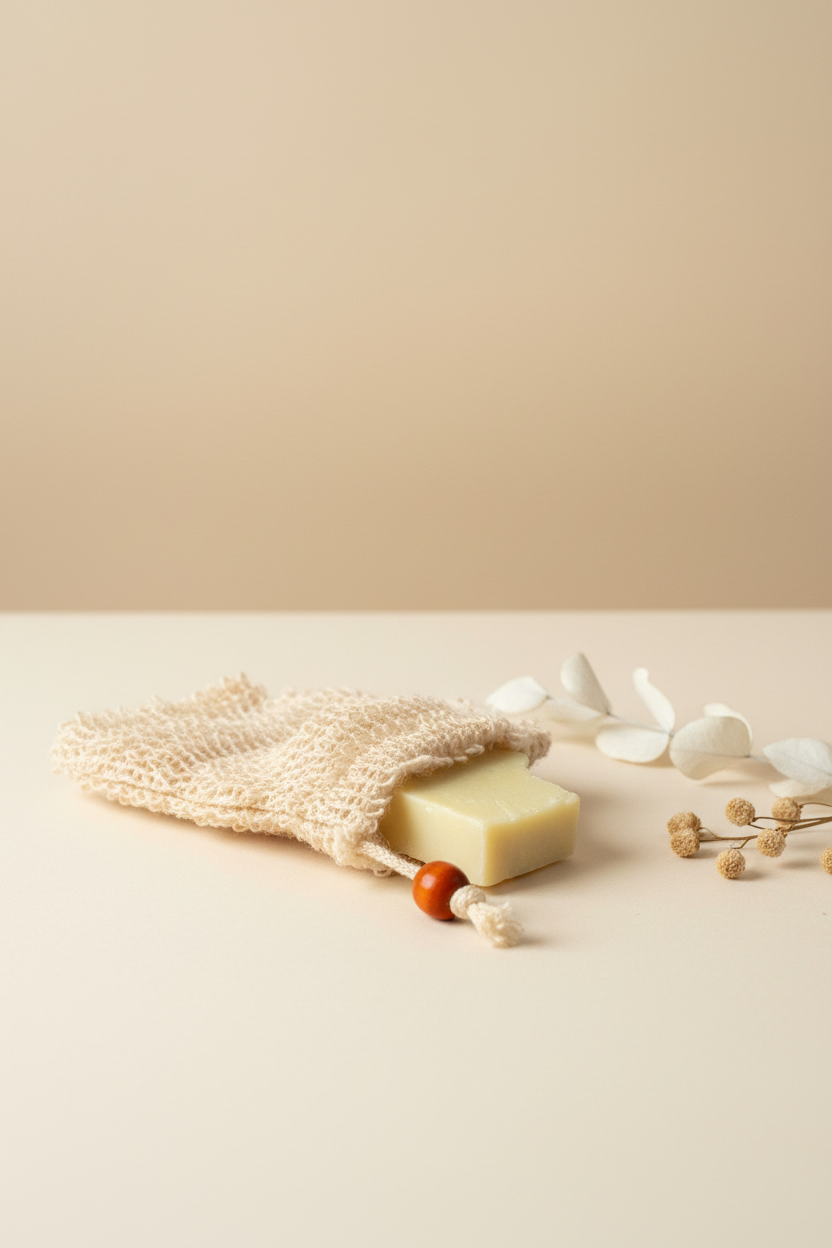Exfoliating Soap Case - Styled Display