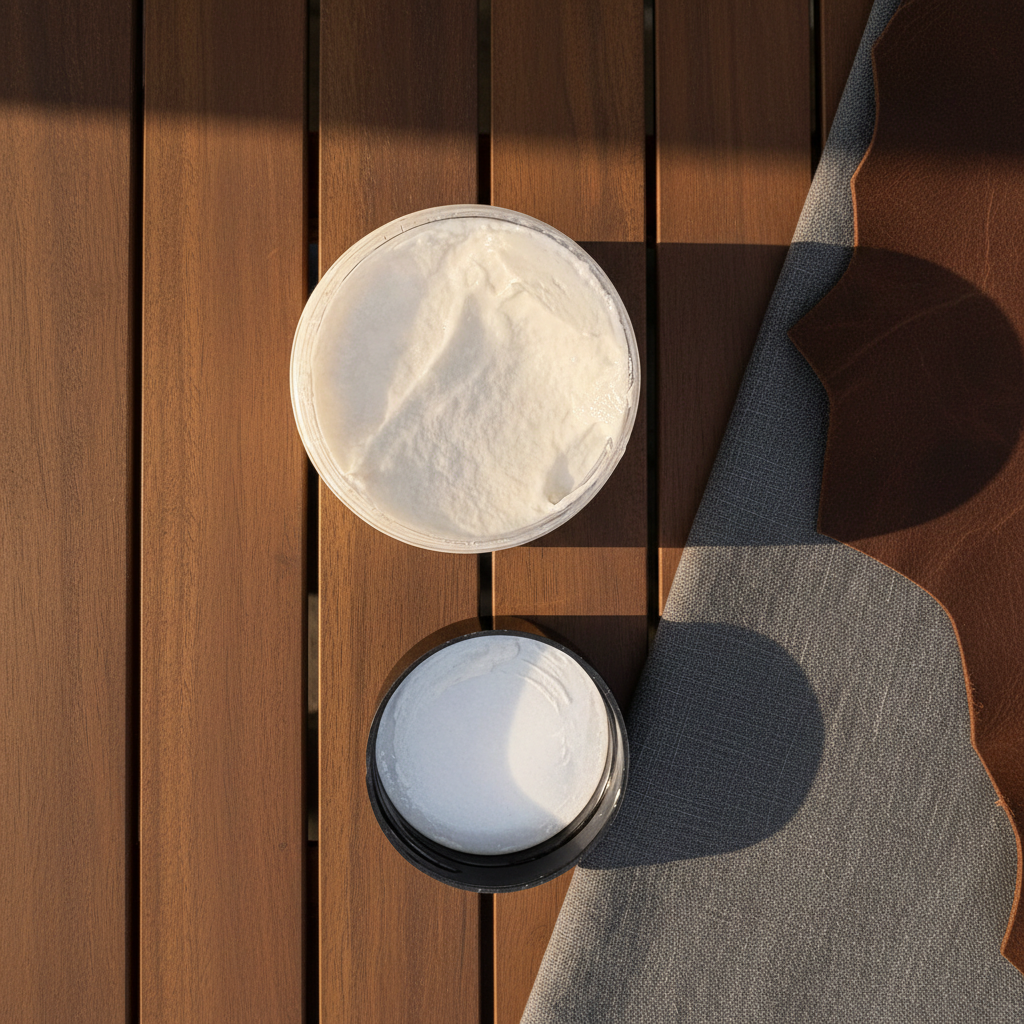 Gentleman's Heavy Cream - Open Jars Modern Solace Background