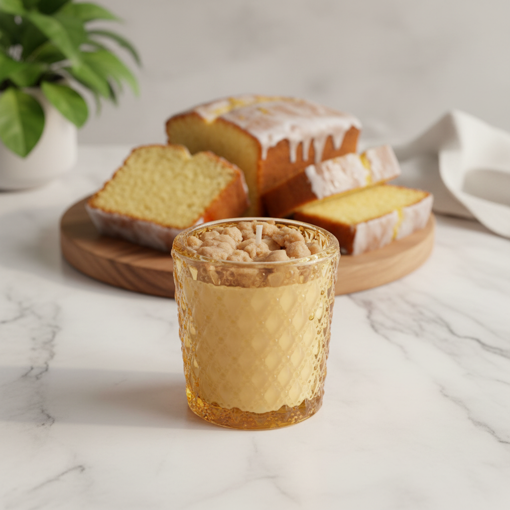 Lemon Pound Cake Candle: Grounded, Bright, Nostalgic