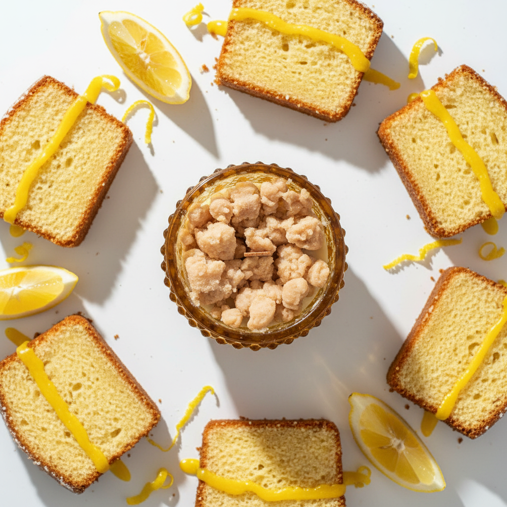 Lemon Pound Cake Candle: Grounded, Bright, Nostalgic
