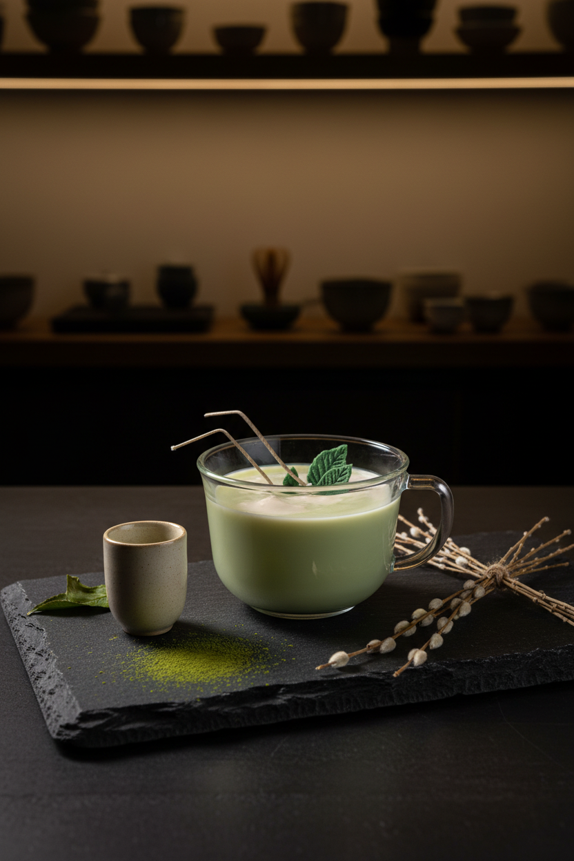 Matcha Candle - Stone Slate Moody
