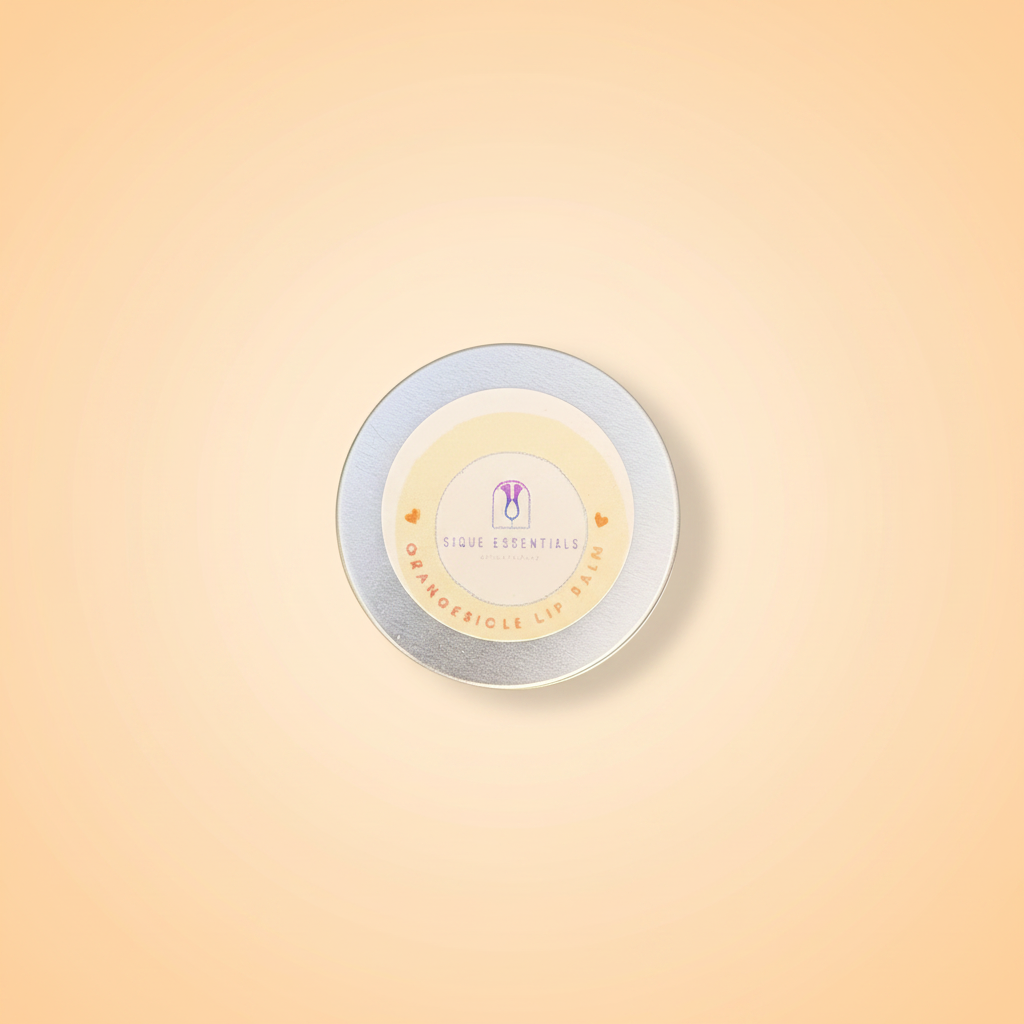 Orangesicle Lip Balm Background