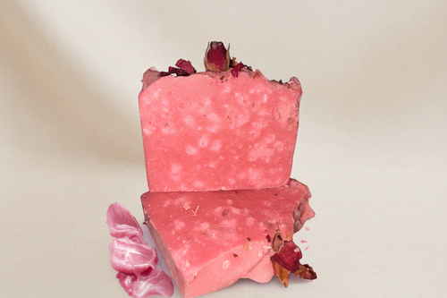 Remaining soaps and lip balm with cohesive backgrounds