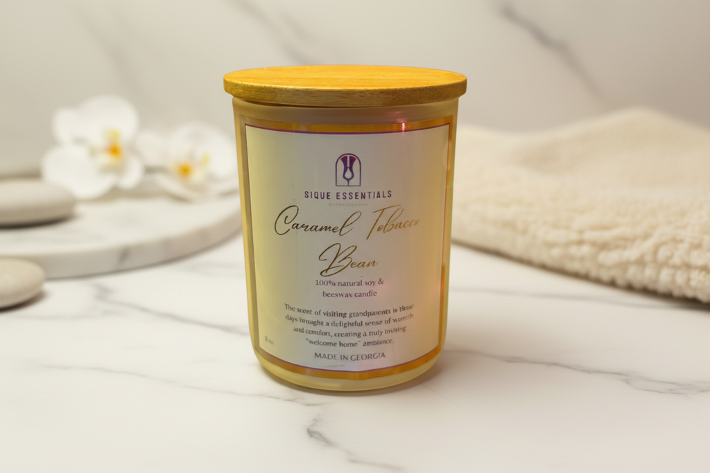 Second set of candles with cohesive backgrounds