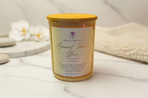 Second set of candles with cohesive backgrounds