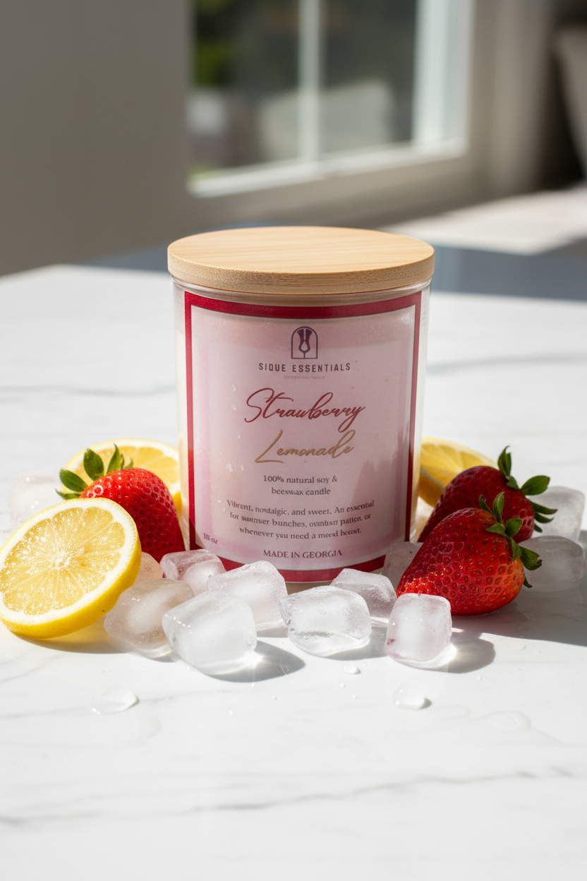 Strawberry Lemonade — Lid Shot