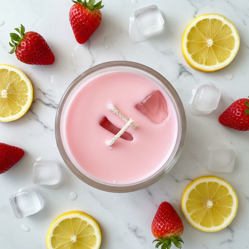 Strawberry Lemonade — Top Down